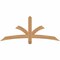 Ekena Millwork Davenport Timber Gable Bracket, Western Red Cedar, 60"W x 25"H x 1 1/2"D x 3 1/2"F, 10/12 Pitch GBW060X25X0204DAV00SWR - alternate 1